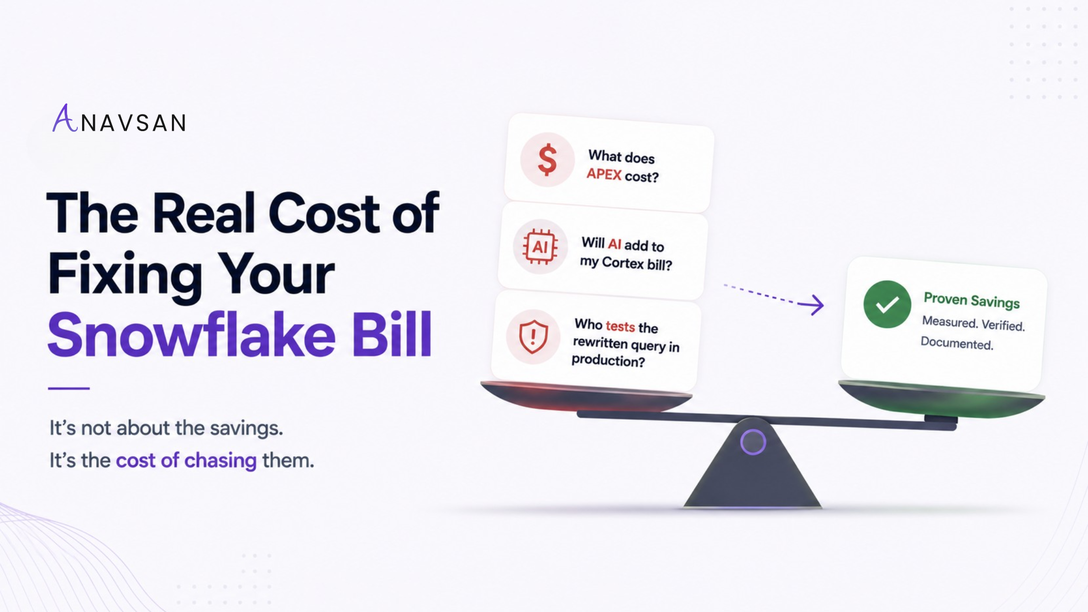 The Real Cost of Fixing Your Snowflake Bill